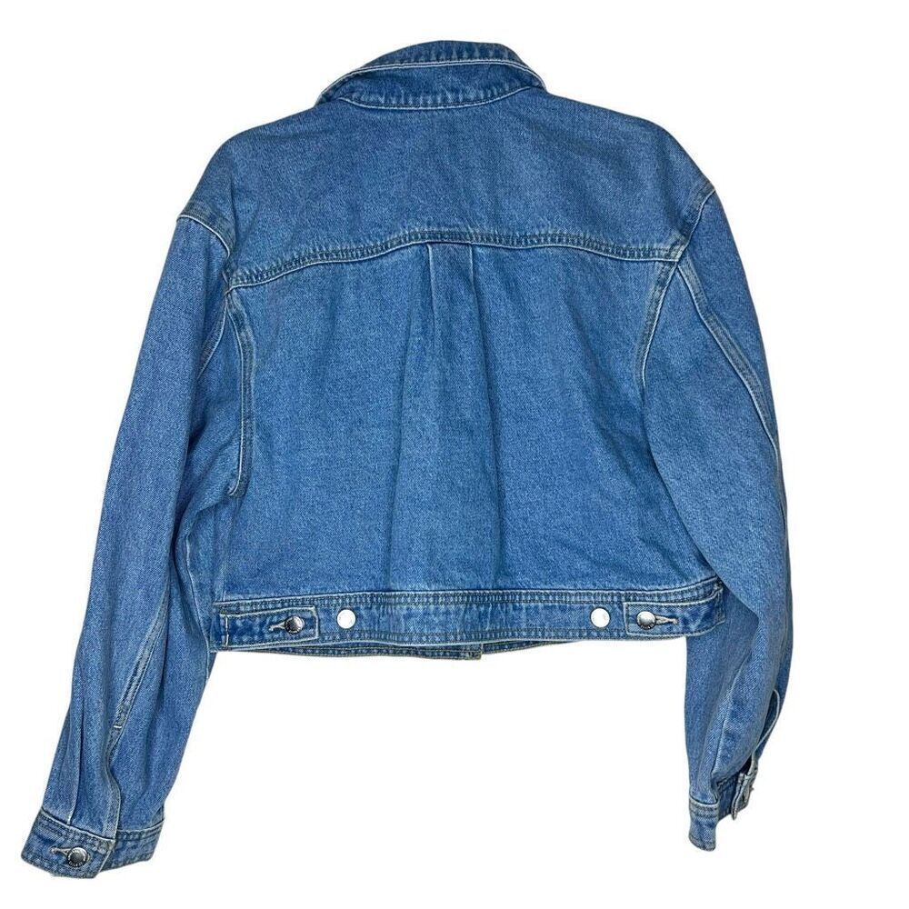 NEW Universal Thread Cropped Denim Jacket Medium … - image 6